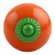 Solid Orange Green Fitting Ceramic Knob